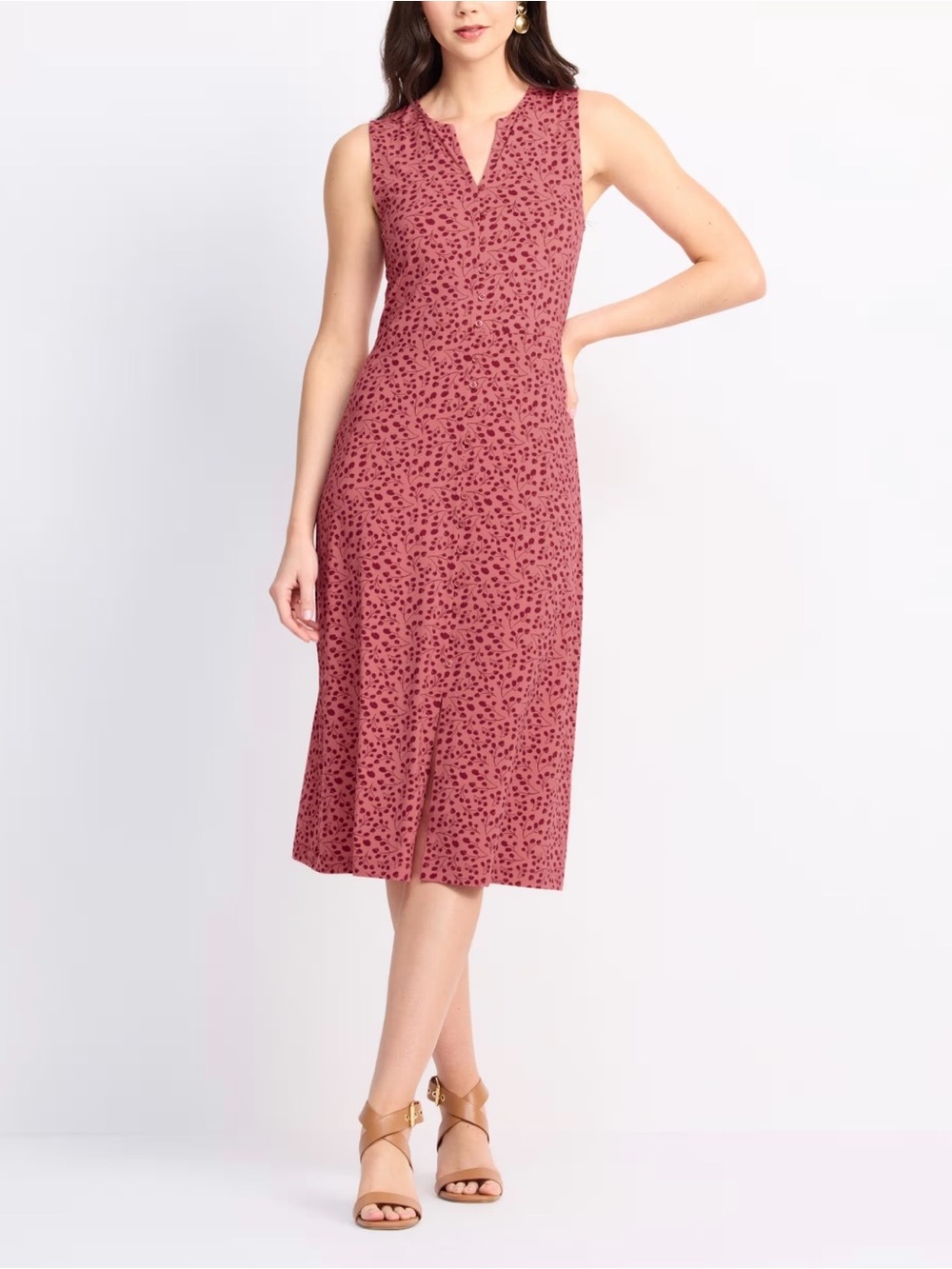 Market & Spruce  Sleeveless Button Down  Dress